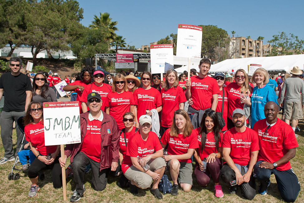 JMBM Team at the Walk to end Genocide Event